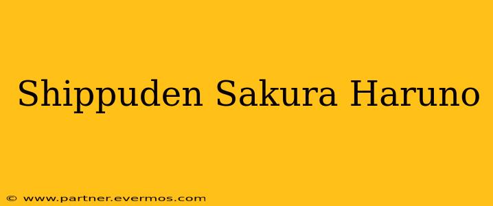 Shippuden Sakura Haruno