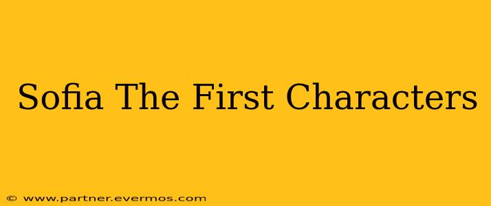 Sofia The First Characters