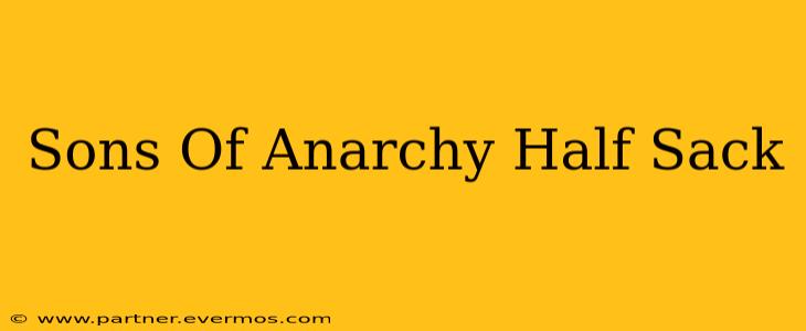 Sons Of Anarchy Half Sack