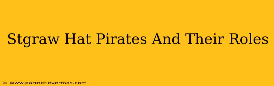 Stgraw Hat Pirates And Their Roles
