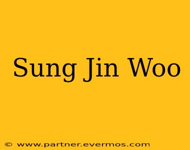 Sung Jin Woo
