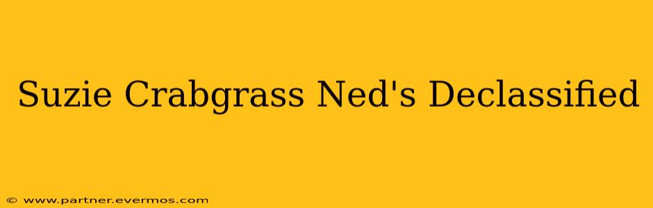 Suzie Crabgrass Ned's Declassified