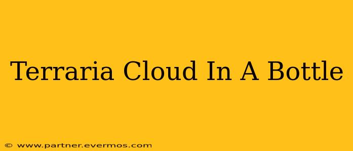 Terraria Cloud In A Bottle