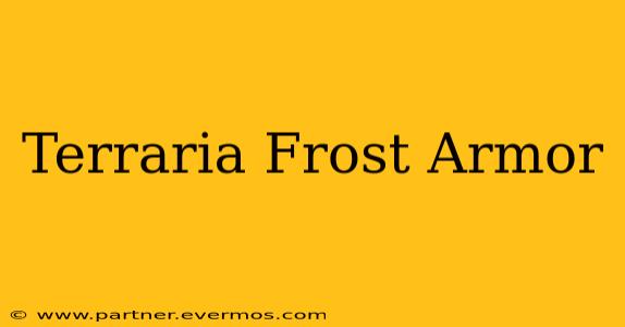 Terraria Frost Armor