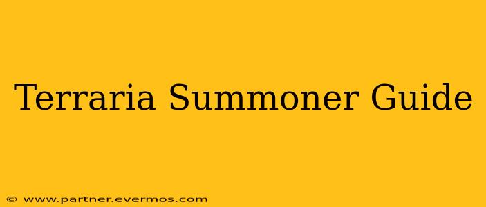 Terraria Summoner Guide