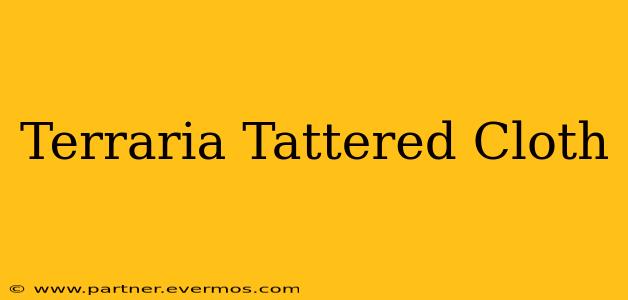 Terraria Tattered Cloth