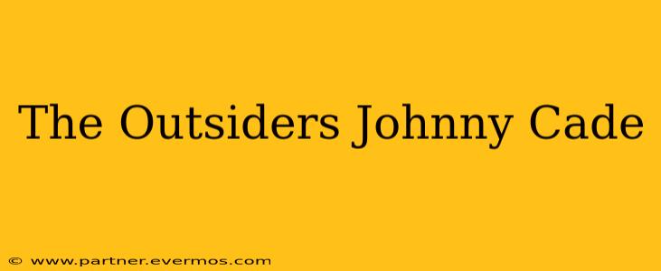 The Outsiders Johnny Cade