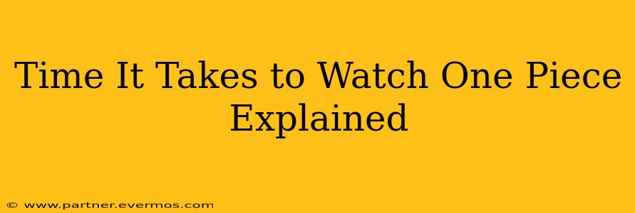 Time It Takes to Watch One Piece Explained