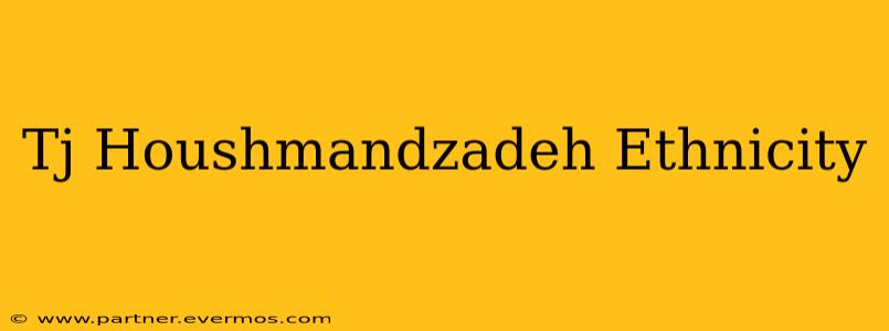 Tj Houshmandzadeh Ethnicity