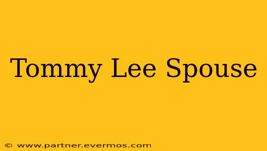 Tommy Lee Spouse