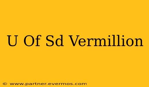 U Of Sd Vermillion