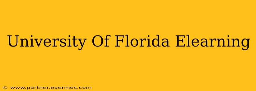 University Of Florida Elearning