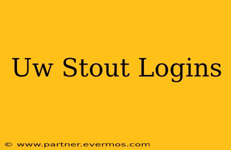 Uw Stout Logins