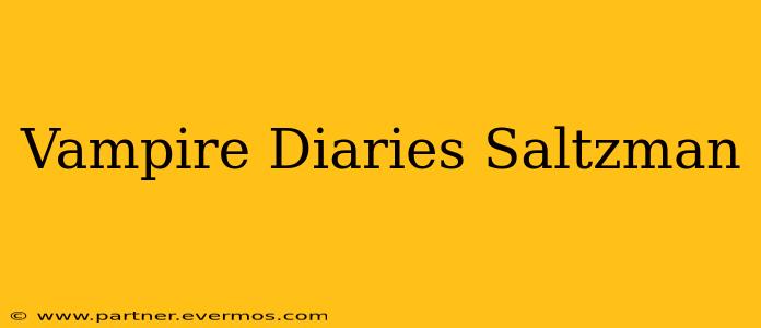 Vampire Diaries Saltzman