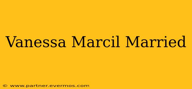 Vanessa Marcil Married