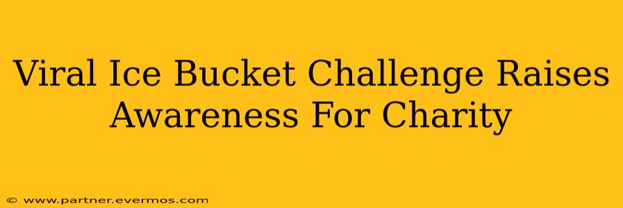 Viral Ice Bucket Challenge Raises Awareness For Charity