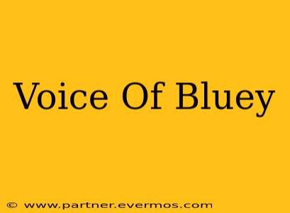 Voice Of Bluey