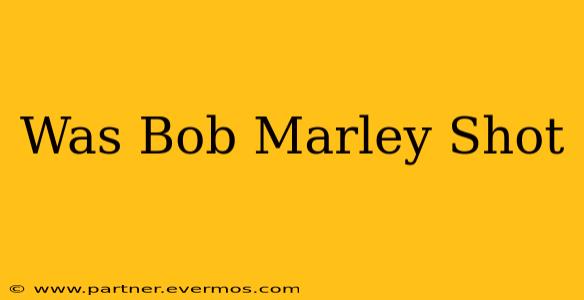 Was Bob Marley Shot