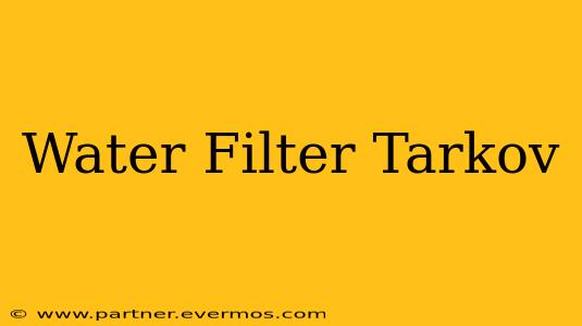 Water Filter Tarkov