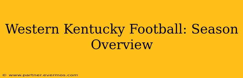 Western Kentucky Football: Season Overview