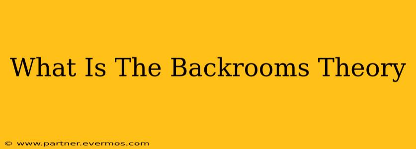 What Is The Backrooms Theory