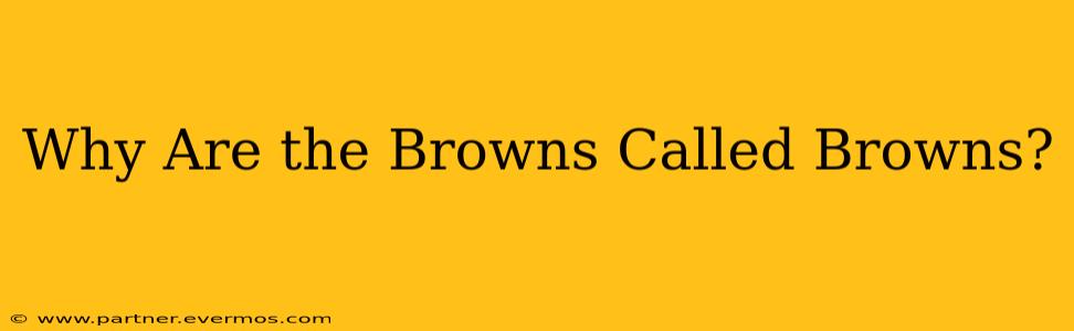Why Are the Browns Called Browns?