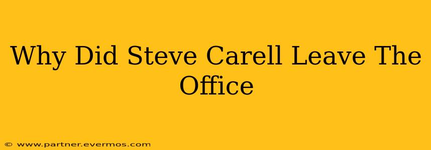 Why Did Steve Carell Leave The Office