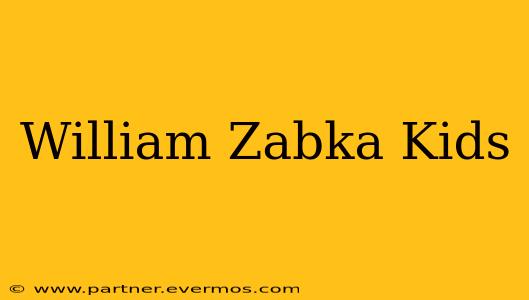 William Zabka Kids