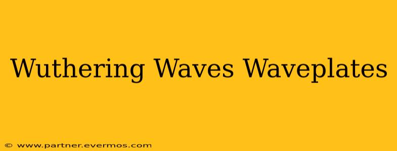 Wuthering Waves Waveplates