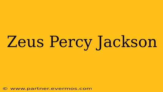 Zeus Percy Jackson